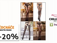 Aktuální akce - 20% sleva na 8 luxusních modelů punčocháčů s podvazkovým pasem